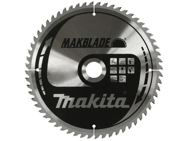 MAKITA Пильный диск для дерева MAKFORCE, 190x30/20/15.88x1.4x12T MAKITA B-29197