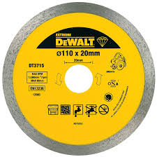 DEWALT Диск алмазный 110 мм для плиткореза DEWALT DT3715-QZ